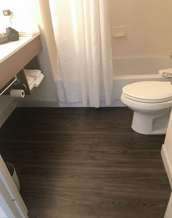 This TP Holder Is 12 Inches Too Far Away In My Hotel Bathroom. Crap Inconvenience Design