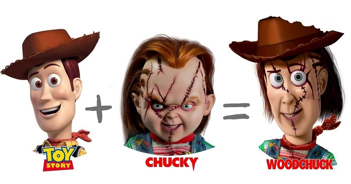 Artist Fuses Together 30 Of The Most Beloved Cartoon Characters, And The Series Goes Viral