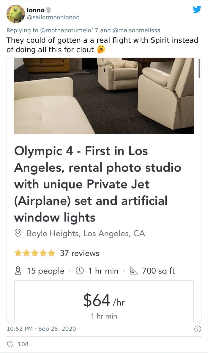 Turns Out, Influencers Are Using Studio Sets To Make Them Look Like They're Flying On Private Planes And Here're 6 Examples Turns Out, Influencers Are Using Studio Sets To Make Them Look Like They're Flying On Private Planes And Here're 6 Examples