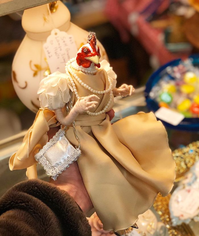 She Is Beauty, She Is Grace, She Will Peck You In The Face... Found At An Antique Shop In Mcgregor, Tx For $16