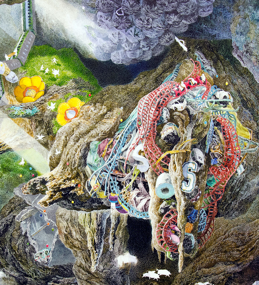 Japanese Artist Fits Entire Worlds Into His Drawings, And His Surreal Works Take Him Years (28 Pics) Japanese Artist Fits Entire Worlds Into His Drawings, And His Surreal Works Take Him Years (28 Pics)