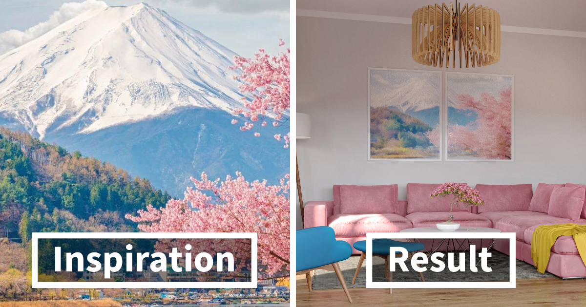 Interior Designers Create 6 Different Nature-Inspired Designs For One Living RoomInterior Designers Create 6 Different Nature-Inspired Designs For One Living Room