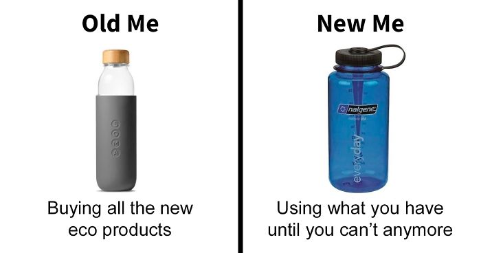 50 ‘Old Me vs. New Me’ Memes That Will Help You Reduce Waste