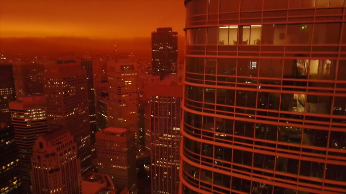 Drone Footage Of San Francisco Engulfed In Wildfire Set To The 'Blade Runner 2049' Soundtrack Goes Viral