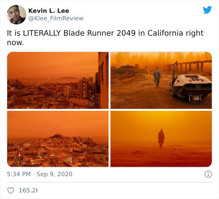 Drone Footage Of San Francisco Engulfed In Wildfire Set To The 'Blade Runner 2049' Soundtrack Goes Viral