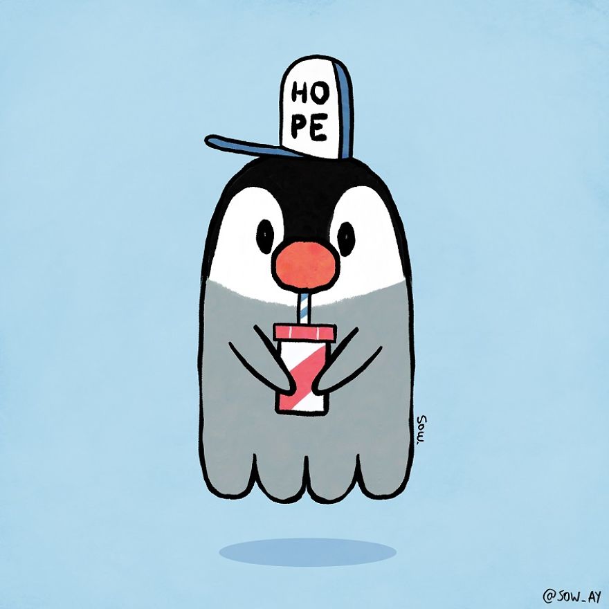 I Draw Cute Animals To Make People Smile.