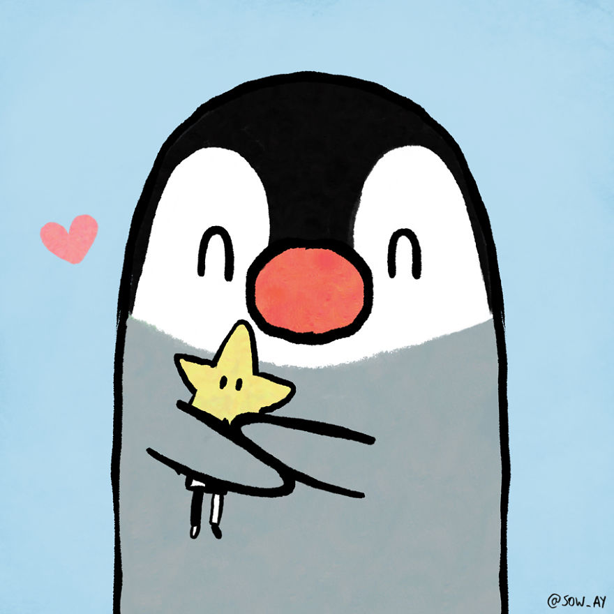 I Draw Cute Animals To Make People Smile.