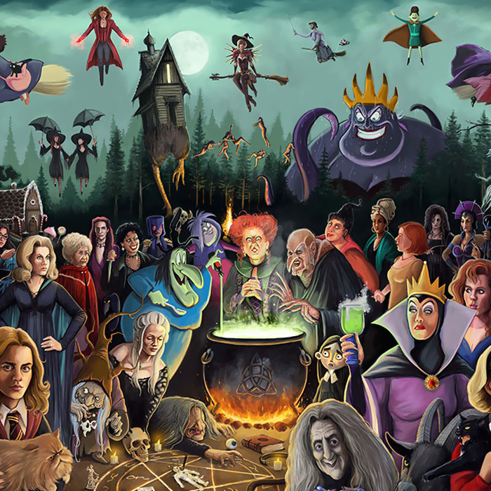 I Created 5 Digital Posters Depicting Over 500 Different References From Pop-Culture