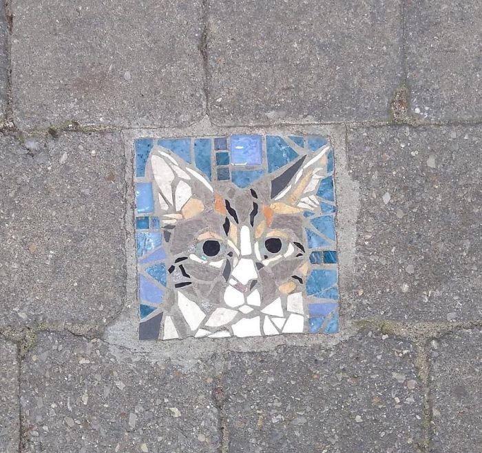 Cats-Mosaics-Street-Art-Schaerbeek-Brussels-Belgium