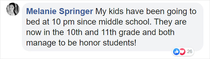 Teacher Posts A Chart That Shows The Exact Time Kids Should Go To Bed Depending On Their Age And It Goes Viral