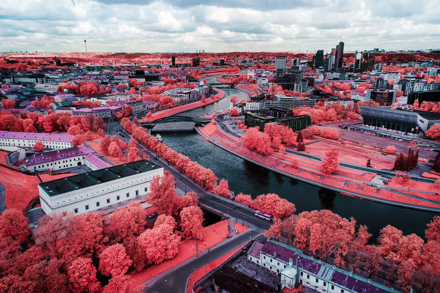 I Used An Infrared Camera To Take Otherwordly Drone Landscapes