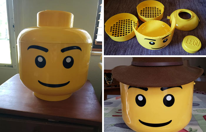 When You See A Giant LEGO Head... You Must Buy The LEGO Head. Goodwill Jacksonville Does It Again $4.99 And It Sorts Your Legos. Throw A Cool, Flea Market Find Hat And Whhaaaaatttt... LEGO Indiana Jones