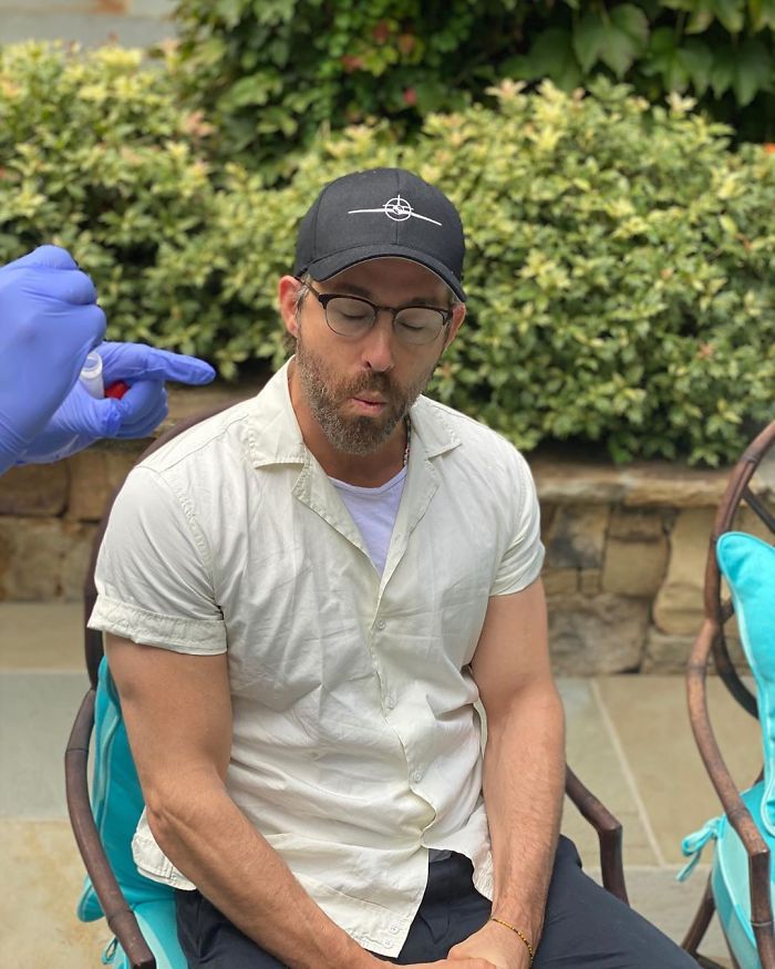 Ryan Reynolds Gets Tested For Covid-19, His Wife Blake Lively Documents The Process And Shares Pics Online Ryan Reynolds Gets Tested For Covid-19, His Wife Blake Lively Documents The Process And Shares Pics Online