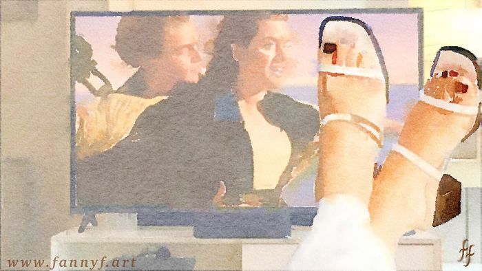 Afternoon Flick On The Sofa