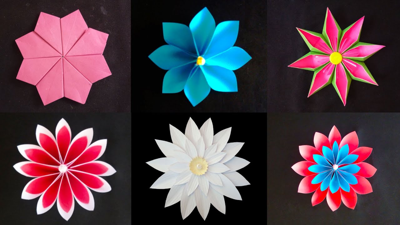 How To Make Flowers With Paper