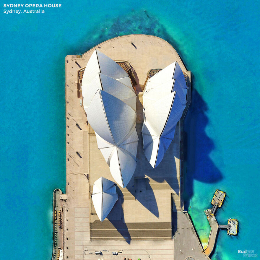 This Is What 6 Iconic Landmarks Look Like From Above