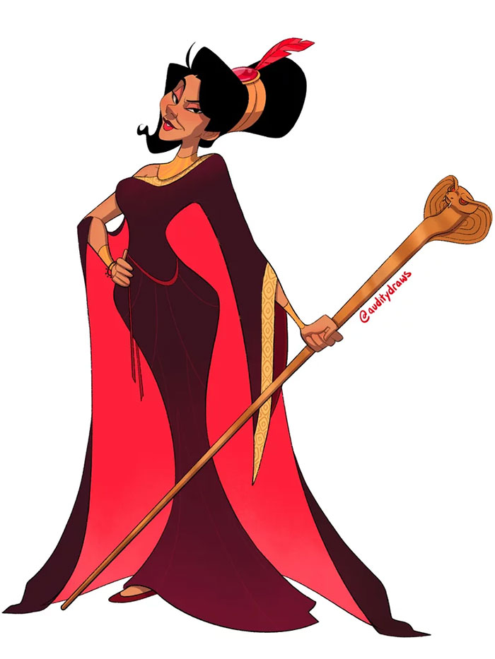 Artist Turns Well-Known Disney Villains Into Princesses And People Are Loving It Artist Turns Well-Known Disney Villains Into Princesses And People Are Loving It