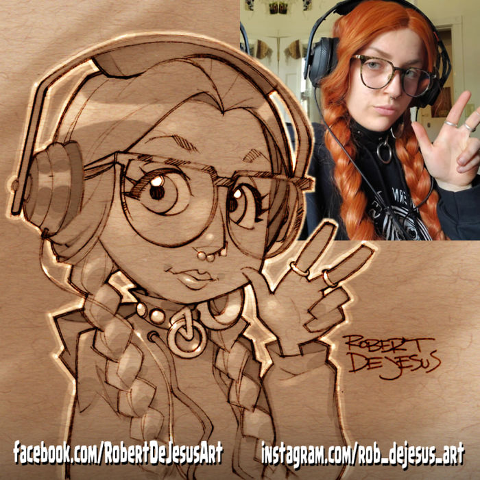 Robert Dejesus' Fun Illustrated Portraits