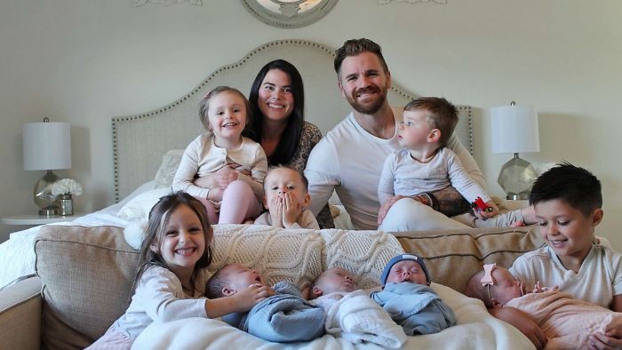 “It's Definitely Chaotic And It’s Definitely Beautiful": Couple Finds Out They're Expecting Quadruplets Soon After Adopting 4 Siblings “It's Definitely Chaotic And It’s Definitely Beautiful": Couple Finds Out They're Expecting Quadruplets Soon After Adopting 4 Siblings