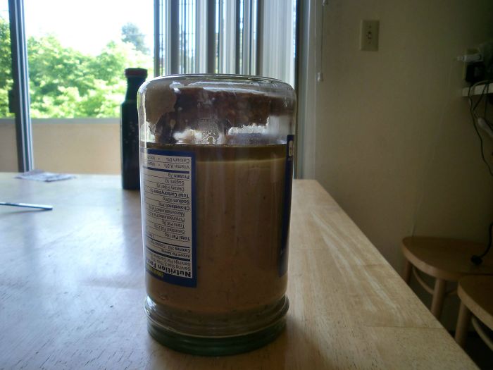 Store Nut Butter Upside Down