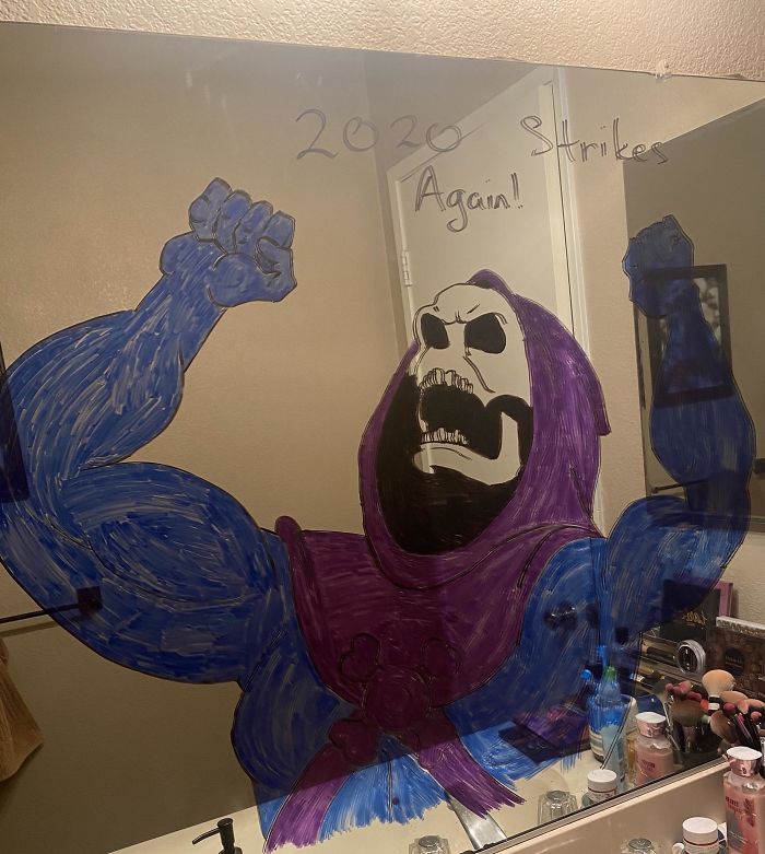 Husband-Bathroom-Mirror-Doodles-Drawings