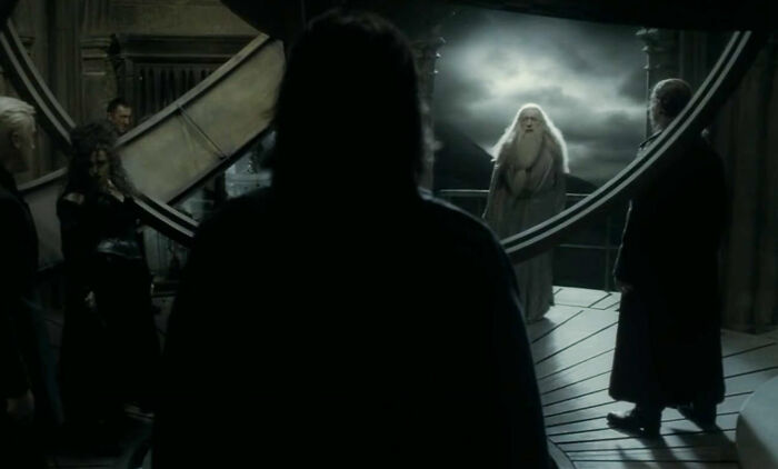Before Severus Snape Kills Dumbledore, Dumbledore Paralyzes Harry And Throws The Invisibility Cloak On Him