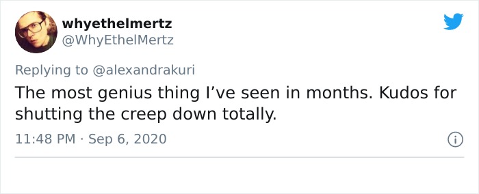 Woman Receives An Unsolicited Pic, Sends A Genius Response To The Creep And It Works Like A Charm Woman Receives An Unsolicited Pic, Sends A Genius Response To The Creep And It Works Like A Charm