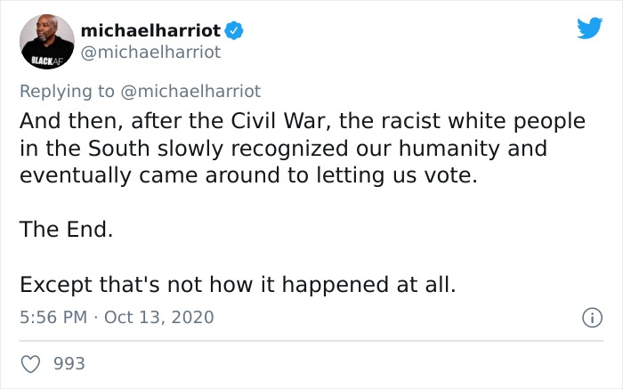 Here's How The US Slowly Became A White Supremacist State Explained By A Guy On Twitter Here's How The US Slowly Became A White Supremacist State Explained By A Guy On Twitter