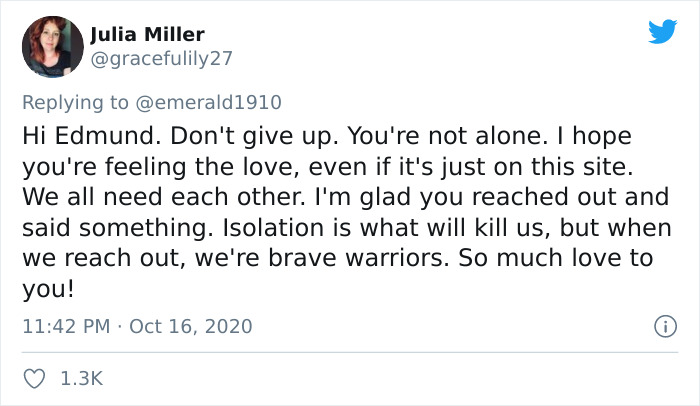 Man Gets Overwhelming Support From People All Over The World After Tweeting 'I'm Not OK' Man Gets Overwhelming Support From People All Over The World After Tweeting 'I'm Not OK'