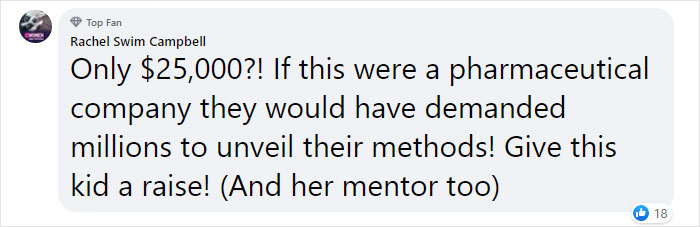 14-Year-Old Girl Wins $25K For Finding A Possible COVID Cure 14-Year-Old Girl Wins $25K For Finding A Possible COVID Cure