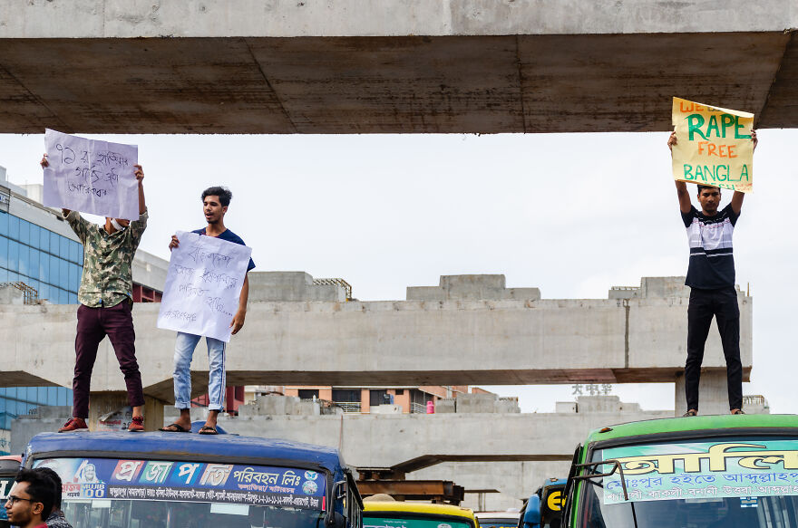Photographer Shows The Protest Against Rape In Bangladesh. Photographer Shows The Protest Against Rape In Bangladesh.