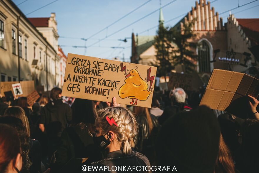 People Are Protesting In Poland Against New Laws That Ban Abortion