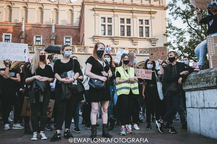 People Are Protesting In Poland Against New Laws That Ban Abortion
