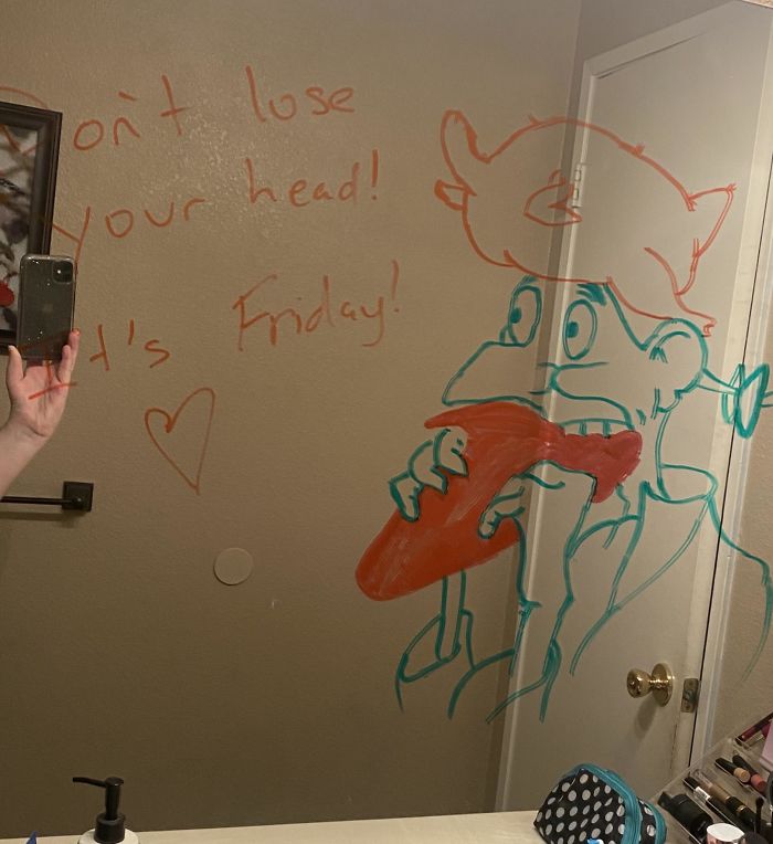 Husband-Bathroom-Mirror-Doodles-Drawings