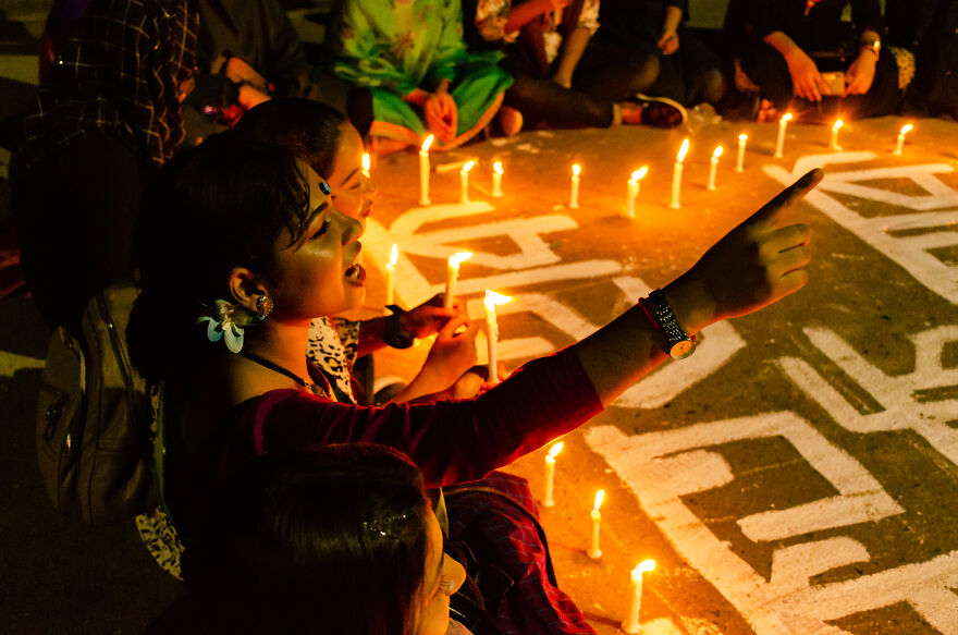 Photographer Shows The Protest Against Rape In Bangladesh. Photographer Shows The Protest Against Rape In Bangladesh.
