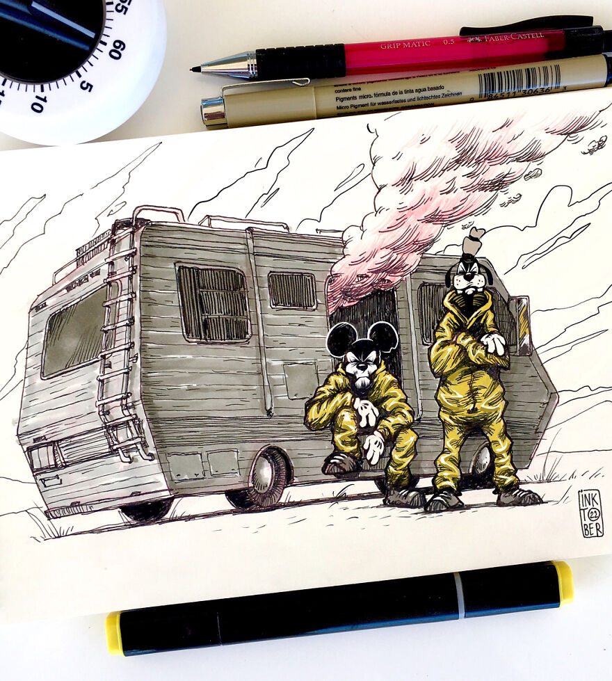 Russian Artist Creates Dark And Macabre Illustrations That Seem To Come Out Of A Nightmare