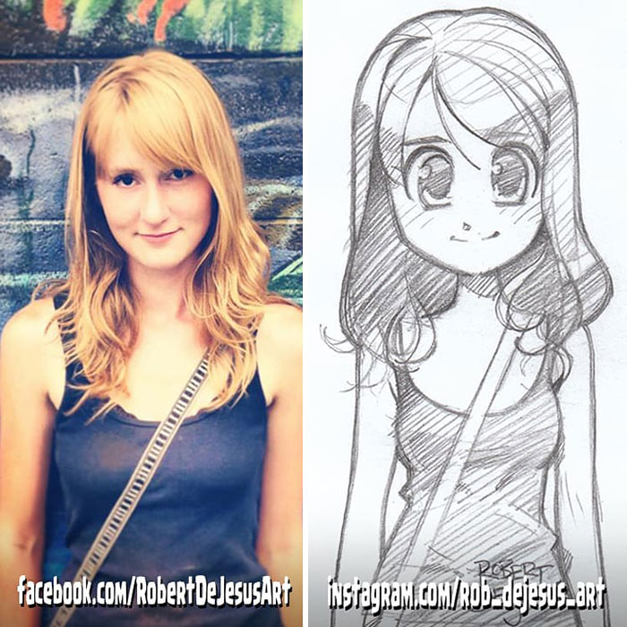 Robert Dejesus' Fun Illustrated Portraits