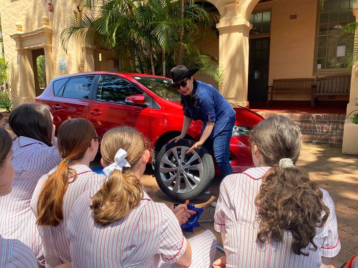People Like This School For Breaking Gender Stereotypes And Teaching Year 11 Girls Car Maintenance And DIY Skills