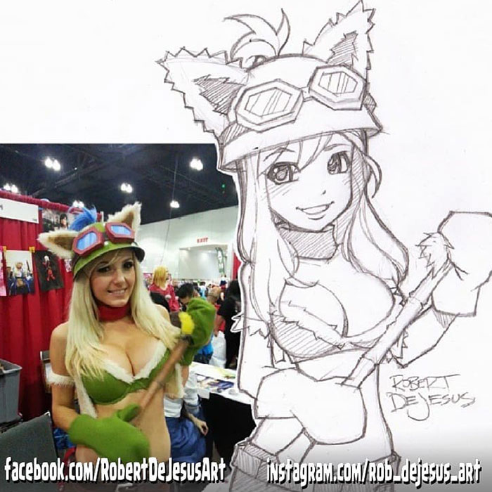 Robert Dejesus' Fun Illustrated Portraits