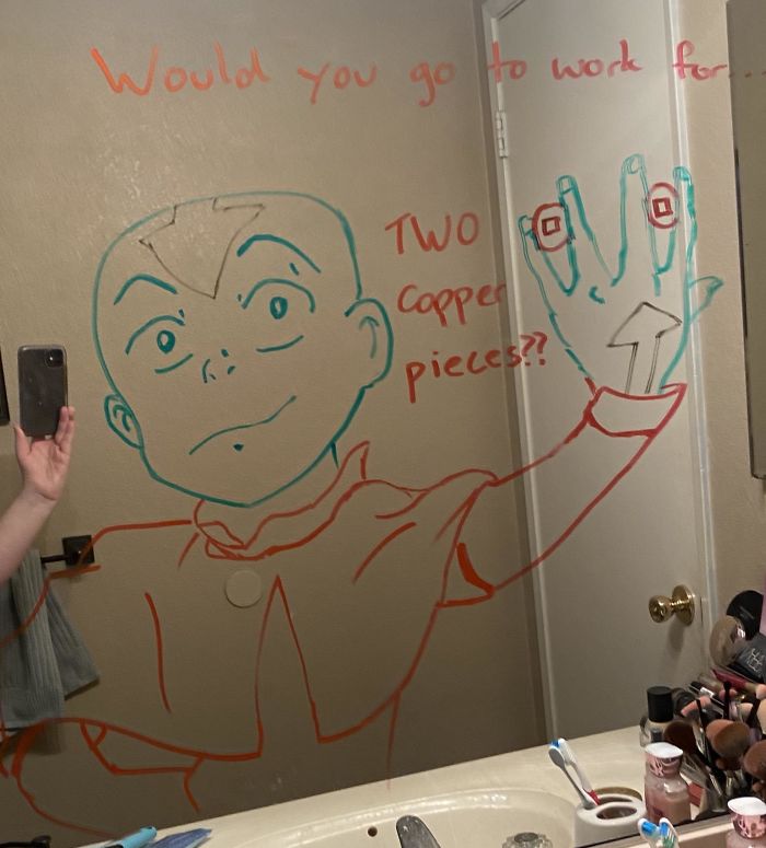 Husband-Bathroom-Mirror-Doodles-Drawings