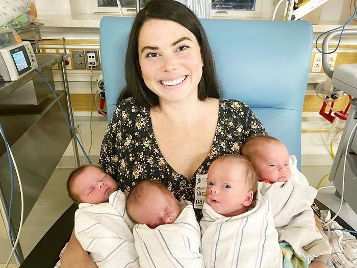 “It's Definitely Chaotic And It’s Definitely Beautiful": Couple Finds Out They're Expecting Quadruplets Soon After Adopting 4 Siblings “It's Definitely Chaotic And It’s Definitely Beautiful": Couple Finds Out They're Expecting Quadruplets Soon After Adopting 4 Siblings