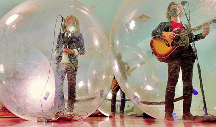 The Flaming Lips Hold A Socially Distanced ‘Bubble’ Concert Where Everyone’s In Their Own Personal Space Bubble