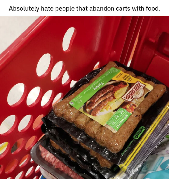 When People Leave Food In A Cart