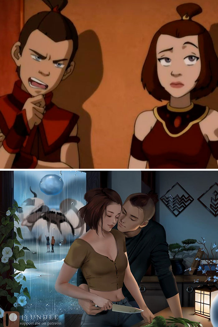 Suki & Sokka (Avatar: Last Airbender)