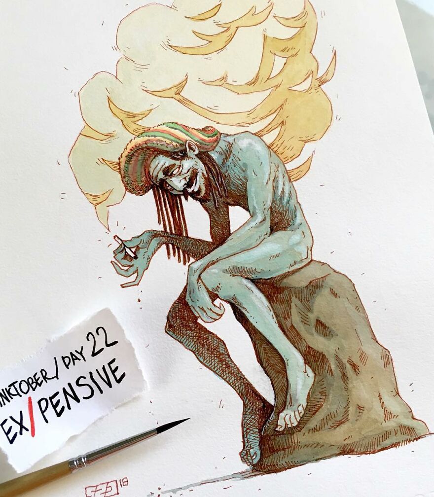 Russian Artist Creates Dark And Macabre Illustrations That Seem To Come Out Of A Nightmare