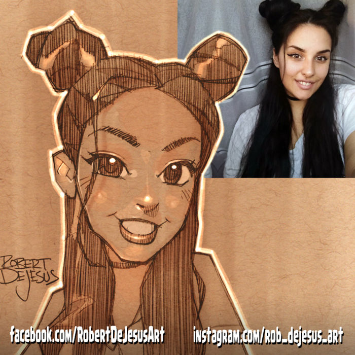 Robert Dejesus' Fun Illustrated Portraits