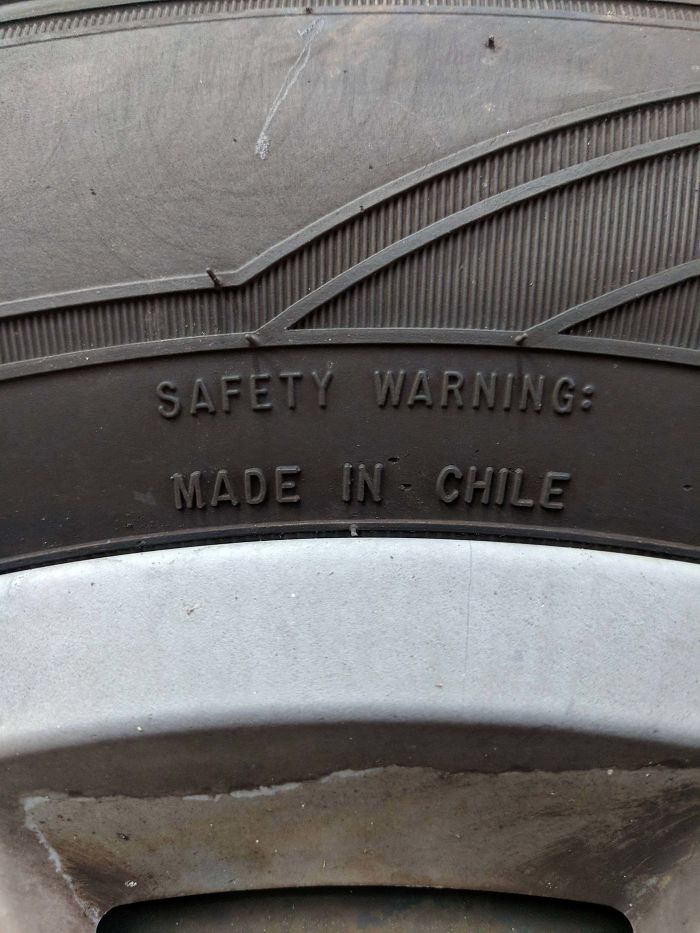 Chile Isn't Known For It's Tires But I Didn't Know It Was This Bad
