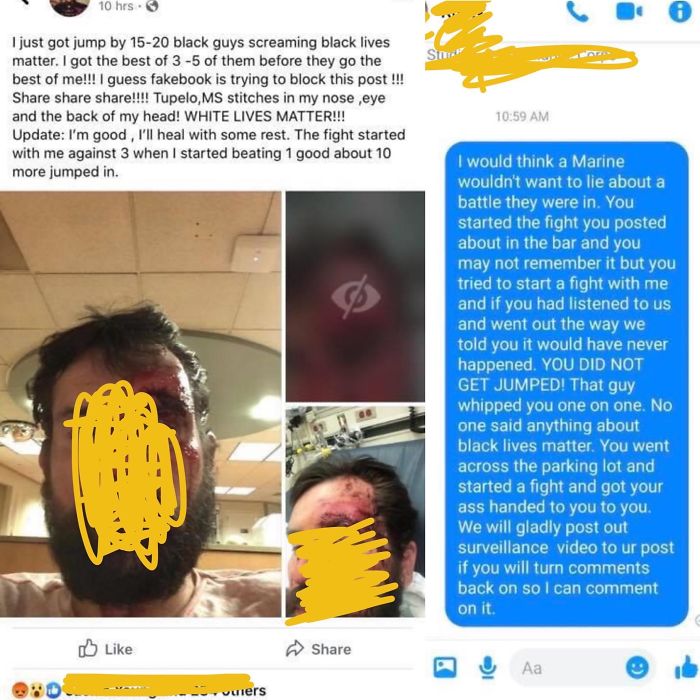 Trying To Spread Lies About Blm