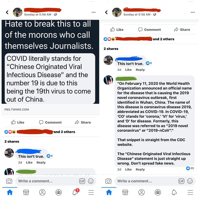 Facebook User Tries To Spread Misleading Meme, Gets Shut Down Quickly