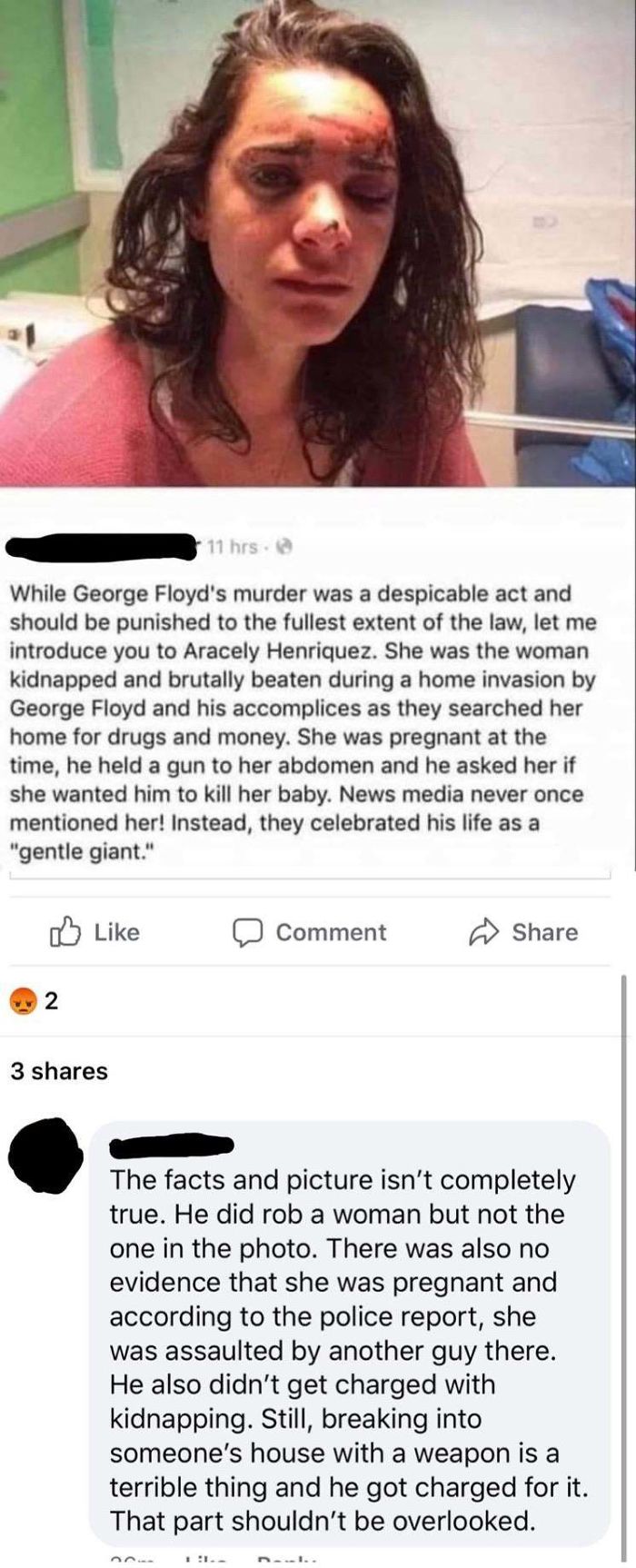 My Cousin Posted This Exaggerated Post